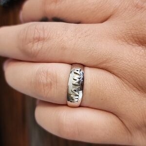 Mama White Gold Ring